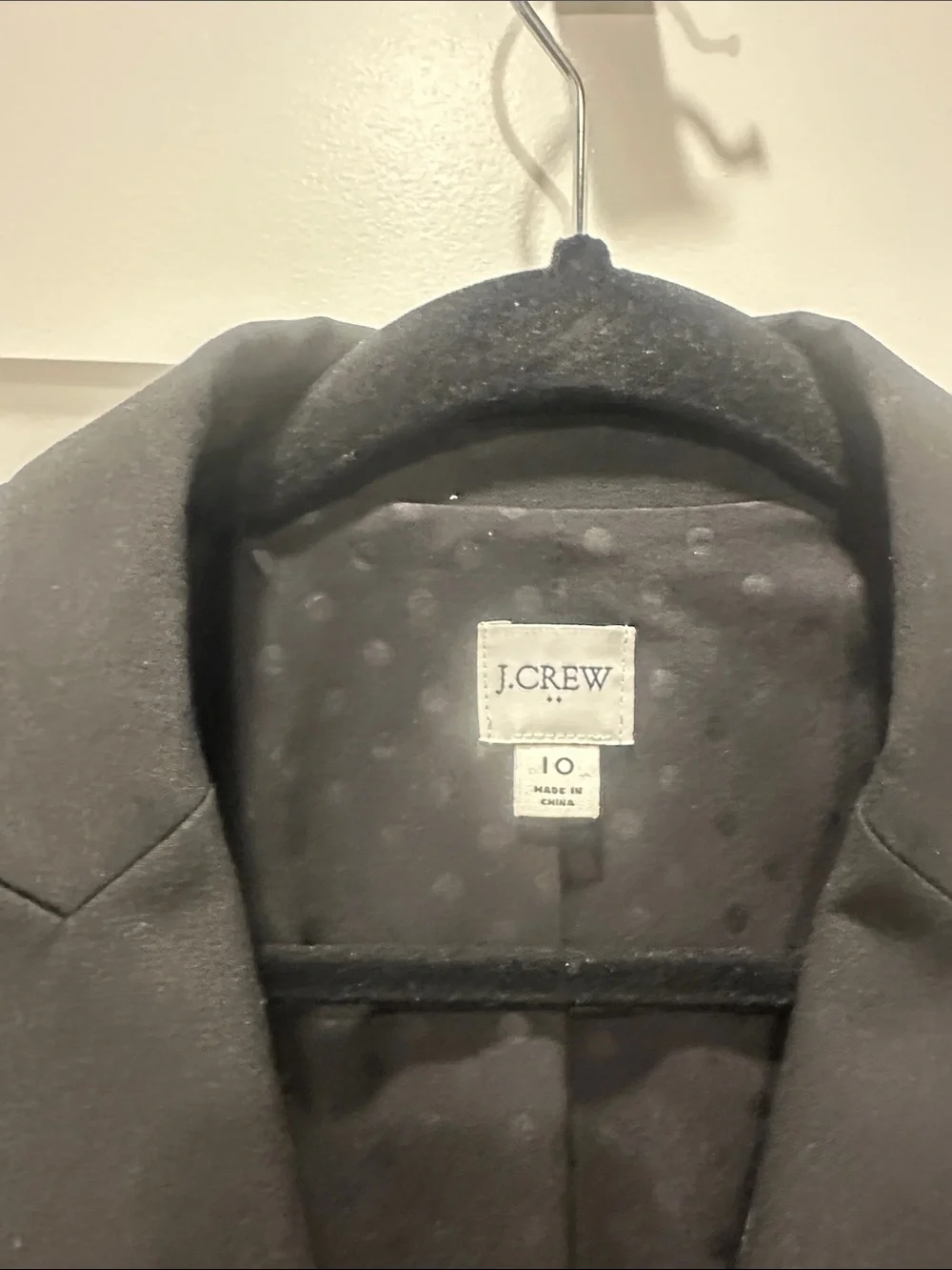 J. Crew Black Single-Button Women's Blazer